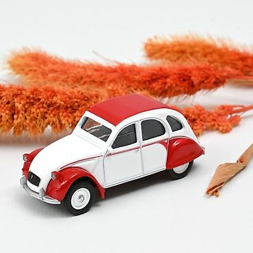 odece: Citroën 2CV Dolly 1986 – Blanc et Rouge – Norev 🚗❤️🤍 Norev Citroën — 1