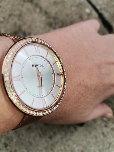 Ručni satovi: Predivan ženski sat s cirkonima, rose gold, kao nov — 4