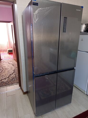 петличка цена: Холодильник четырехдверный (French Door) из нержавеющей стали с