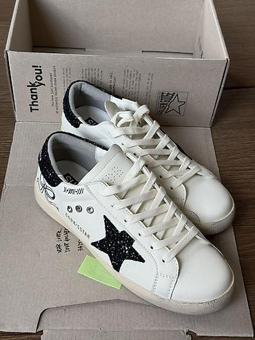golden: Кроссовки, 40, Golden Goose, Б/у, цвет - Белый, Платная доставка — 6