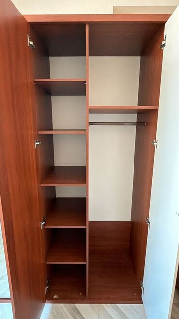 Спальные гарнитуры: Спальный гарнитур, Б/у, Двуспальная кровать, Шкаф, Комод, Белоруссия, ДСП, Самовывоз, цвет - Бежевый — 8