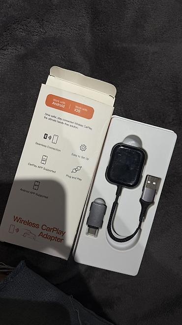 Беспроводной адаптер для CarPlay/Android Auto - Преобразует проводной