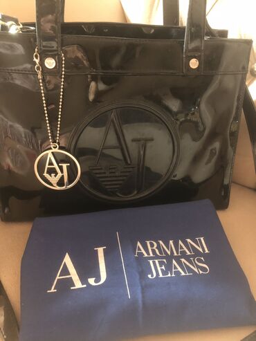 Çantalar: Armani Jeans Brendindən Çanta Əsl brend