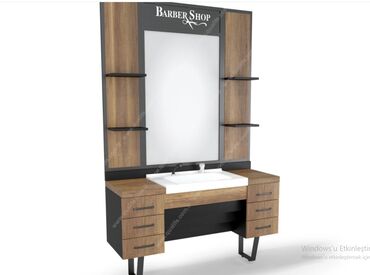 Salon masaları: Yeni, Saş kəsimi üçün masa, Güzgülü — 11