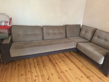 divan çexol: Угловой диван, Б/у, Ткань