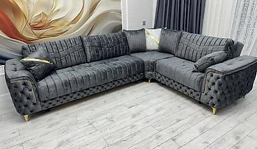 Divan və masa dəstləri: Künc divan dəstləri – müasir dizayn və komfort - Modellər: müxtəlif — 9
