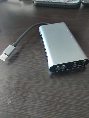 dizustu komputer: USB-C çoxportlu HUB/Dok stansiyası Uyğun vaxtlarda metroya çatdırma — 1
