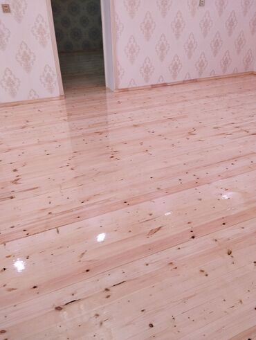 Döşəmə işləri: Pol ve parketlerin yonulub laklanmasi yuksek seviyyede — 20