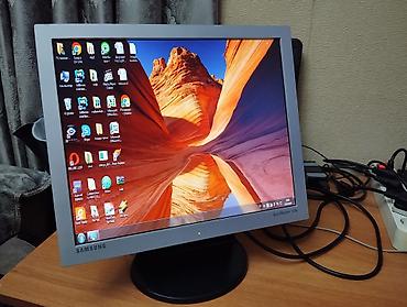 Monitorlar: Samsung SyncMaster LCD MONİTOR Model: 173V. 17-düym ekrandır — 7