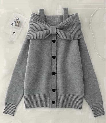 kişi puloverləri: Sviter, XL, 2XL, 3XL, rəng - Boz — 3