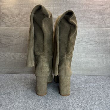 Çəkmələr: Uzunboğaz, Zara, Ölçü: 37, rəng - Qəhvəyi, İşlənmiş — 3