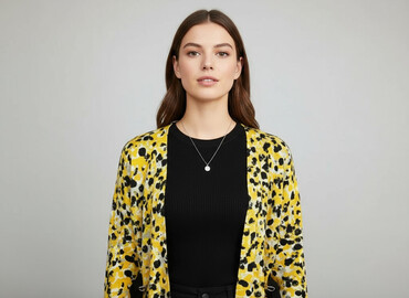 narzutka hm: H&M, Kardigan damski, rozmiar L