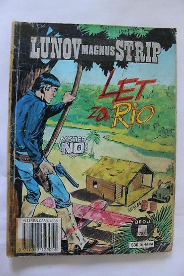 lampe za lovce: LUNOV MAGNUS STRIP 783, LMS 783, MISTER NO, LET ZA RIO | Lunov — 1