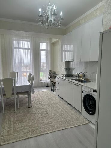 суточный квартира токмок микрорайон: 1 комната, 44 м², Элитка, 14 этаж, Евроремонт