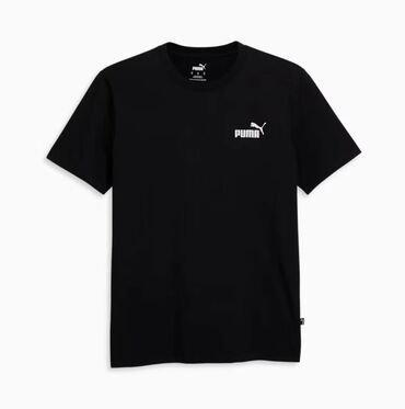 спортивные штаны оригинал: Мужская футболка, M (EU 38), Puma, Новый, цвет - Черный, Самовывоз, Платная доставка