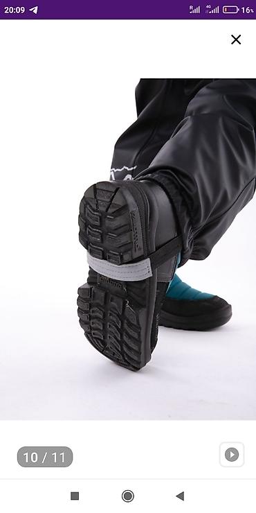 Верхняя одежда: Водонепроницаемый фирменный полукомбинезон, на рост 98-115, длина и — 5