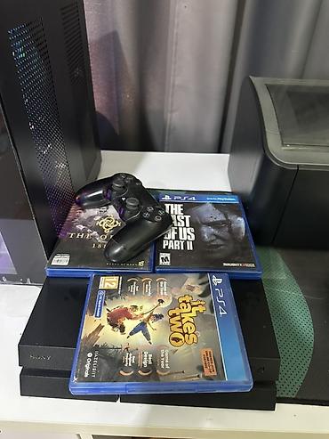 ps 5: PlayStation 4 (fat) с комплектом игр и геймпадом Состав: - Консоль — 1