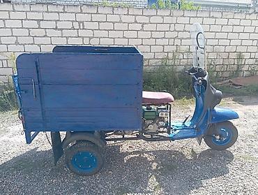 diski duzelden aparat: Yükdaşıma üçün üçtəkərli motoqoşqu - Konstruksiya: Öndə skuterlə — 4