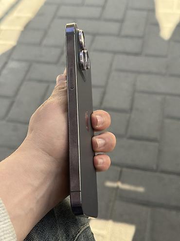 iphone 4с: IPhone 14 Pro Max, Б/у, 128 ГБ, Deep Purple, Чехол — 3