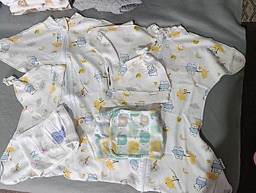 Отдам даром: Набор детской одежды для новорождённого (0–3 мес), хлопок. все отдам — 9