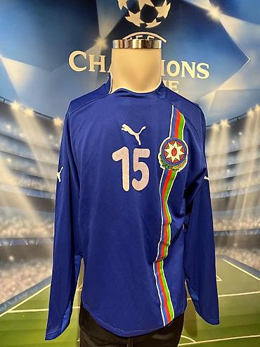 Kişi geyimləri: Futbolka, Puma, XL, rəng - Mavi — 1