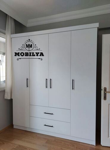 Dolablar: Yeni, Açılan, 4 qapılı Düz dolab, Qarderob, paltar dolabı, Azərbaycan — 7