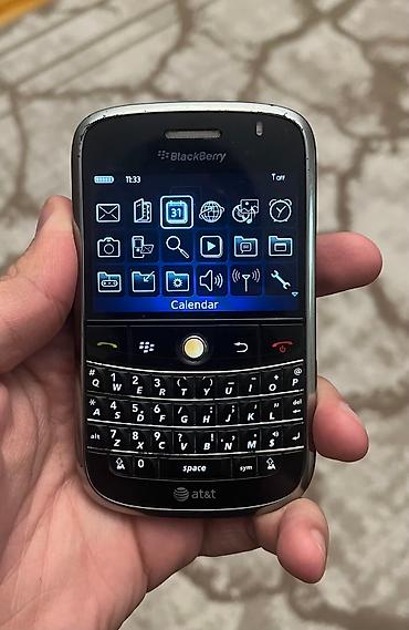 blackberry smartfon: Blackberry Bold 9000, rəng - Qara, Düyməli — 2