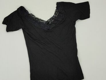 czarne bluzki na ramiączkach z koronką: Блуза жіноча, SinSay, S, стан - Хороший
