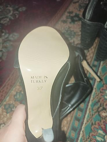 Tuflilər: Qadın hündürdaban ayaqqabısı – My Topuk brendi - Rəng: qara - Model — 3