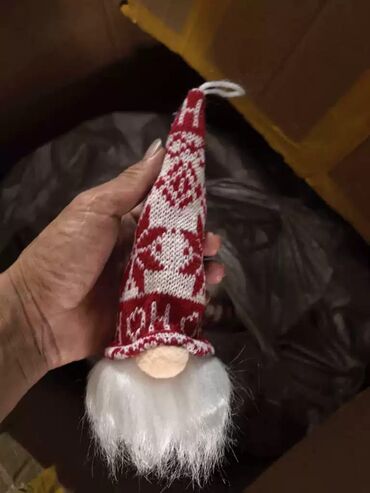 Yeni il oyuncaqları və bəzəkləri: Məhsul: LED işıqlı Yeni il/C̈əngə mücəssəməsi – skandinav cırtdan — 4