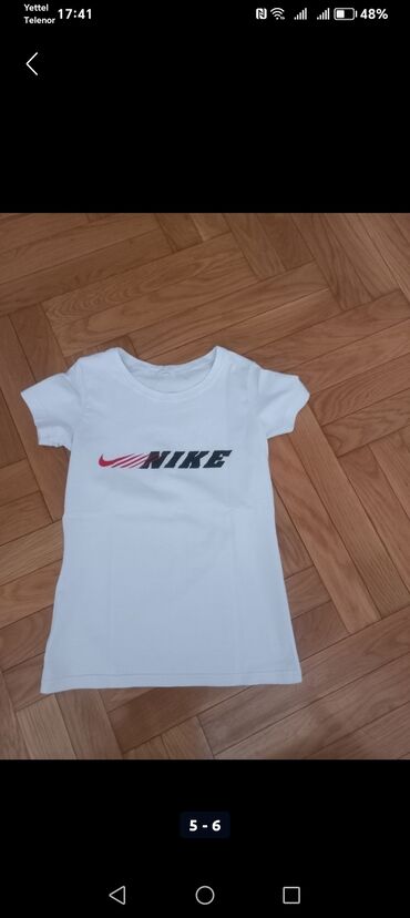 Majice kratkih rukava: Nike, S (EU 36), Pamuk, bоја - Bela