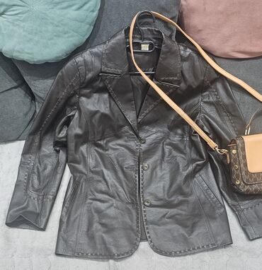 Ostale jakne, kaputi, prsluci: Ženska kožna jakna + torbica (cena u kompletu) Kožna jakna: - — 3