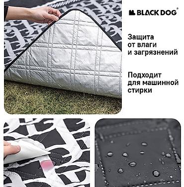 нордекс: Плед-покрывало Black Dog «Темная ночь» для пикника и отдыха — 4