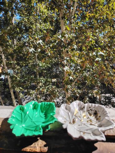 Digər ev dekoru: Handmade dekorativ keramik aksesuarlar dəsti - Ürək formalı boşqab — 18