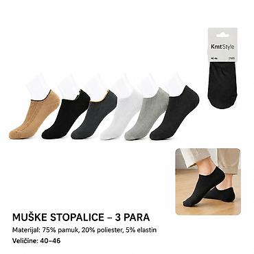 KMT Muške stopalice – 3 para - Brend: Kmt Style - Model: Muške