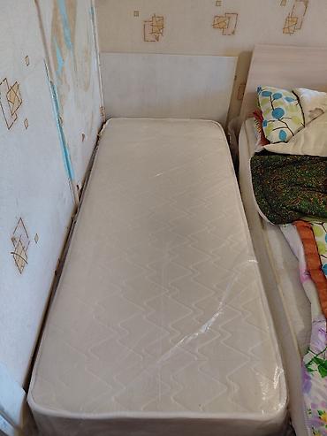 bed sheets: Односпальная кровать с матрасом Lina. - Размер спального места: 75× — 2