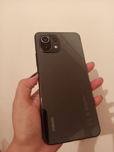 Xiaomi 11 Lite, 128 GB, rəng - Qara, 
 Barmaq izi, İki sim kartlı