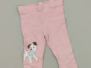 legginsy ze sztucznej skóry beżowe: Легінси дитячі, Disney, 3-4 р., 98/104, стан - Хороший