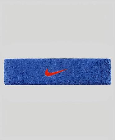 каскет для рук: Спортивная повязка на голову Nike - Цвет: синий - Логотип: фирменный — 1