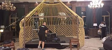 Аренда юрт: Аренда юрты, Каркас Металлический, 45 баш, С полом, Стулья, Казан — 5