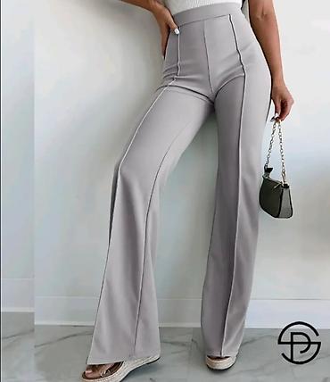 patike baletanke: Pantalone na ivicu sire sa elastinom,visok pojas.Svetlo — 1