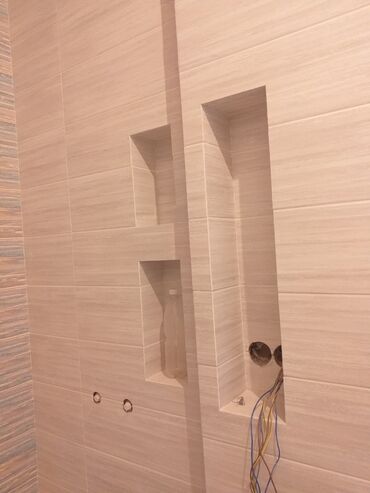 Укладка плитки: Подготовка стен для укладки, Подготовка стен для грунтовки, Гидроизоляционные работы | Керамическая плитка, Керамогранитая плитка, Мозаичная плитка | Вертикальная укладка, Диагональная укладка, Горизонтальная укладка Больше 6 лет опыта — 24