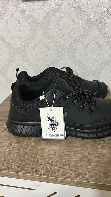 Krasofkalar və idman ayaqqabıları: U.S. Polo Assn. kişi idman ayaqqabısı – tam qara rəng - Model: Aşağı — 2