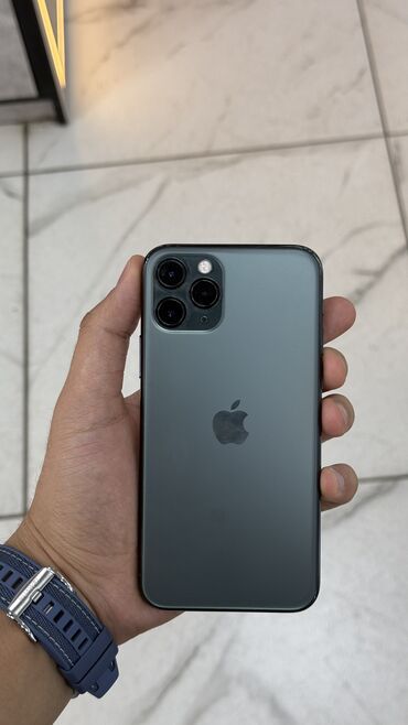 Apple iPhone: IPhone 11 Pro, Б/у, 256 ГБ, Зеленый, В рассрочку, 90 %