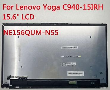 samsung tab a 10: Noutbuk ekranı Lenovo Yoga C940-15IRH üçün 15.6" LCD ekran paneli - — 1