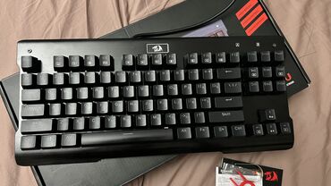 Клавиатуры: Механическая клавиатура для компьютера red dragon синие свитчи 80%