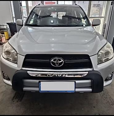 раф: Передняя декоративная защита бампера для Toyota RAV4 (рестайлинг — 3