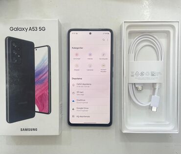 samsung galaxy s21 5g qiymeti: Samsung Galaxy A53 5G, 128 ГБ, цвет - Черный, Сенсорный, Отпечаток пальца, Беспроводная зарядка