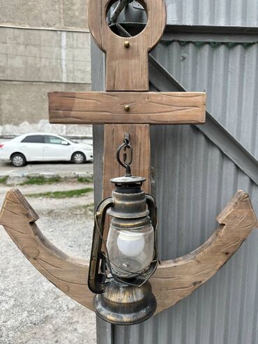 якарь: Продам Дизайнерский светильник в виде большого морского якаря с