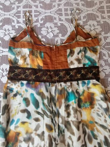 Haljine: Luisa Cerano luksuzna maxi haljina akvarel print 38, svila/viskoza — 6